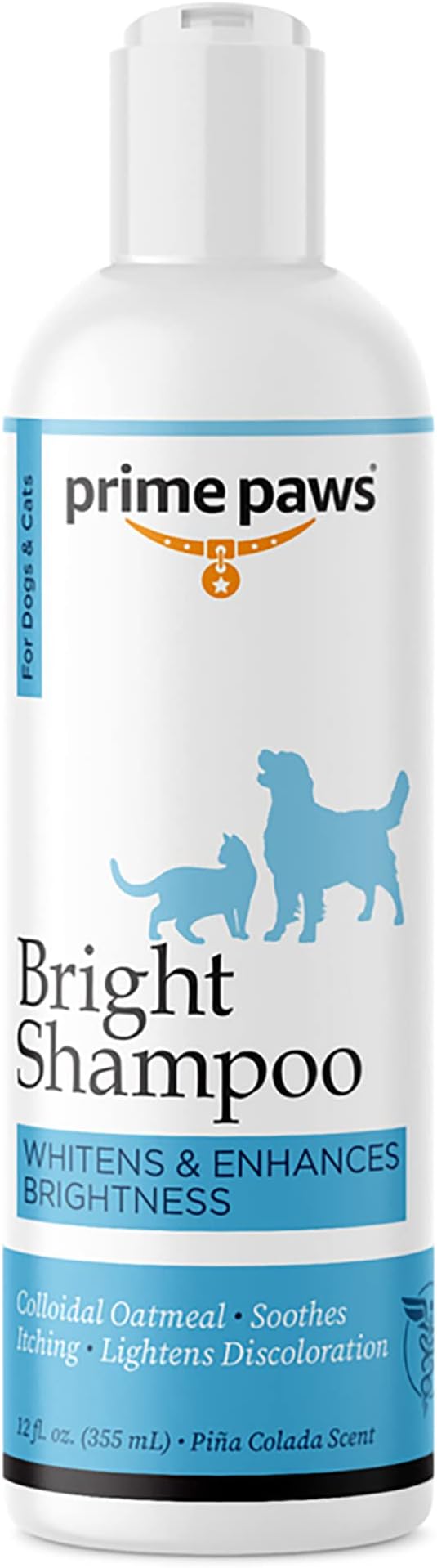Thoughtfully selected whitening dog shampoo for dogs and cats, designed with comfort in mind