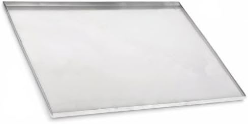 (Stainless Steel, 22.8" L X 15.6" W X .75") Frisco Metal Replacement Crate Tray for Heavy Duty Single and Double Door Dog Crate Chew Proof Crack Proof Multipurpose Tray
