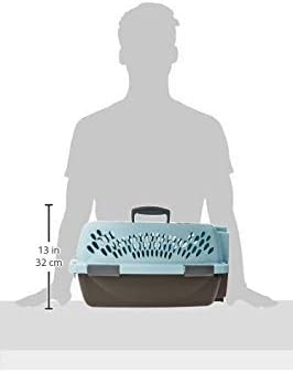 Petmate Pet Porter Fashion Dog Kennel 19", Scuba Blue, for Pets up to 10lbs, Made in USA