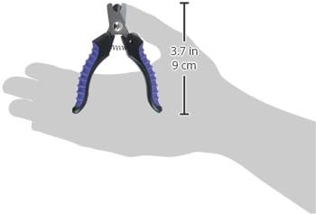 Master Grooming Tools Ergonomic Pro Nail Clippers — Stainless Steel Clippers for Trimming Pet Nails - Purple, Small, 5⅛"