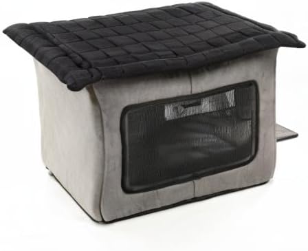 Sherpa Portable Soft-Sided Indoor Pet House - Gray, One Size