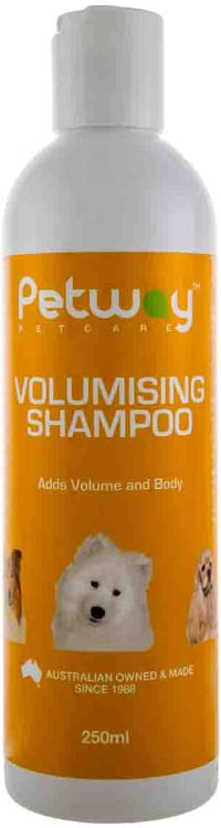 Petcare Volumizing Shampoo For Dogs, Adds Volume and Body to the Hair Shafts, Moisturizes and Hydrates Skin For a Perfect Shine And Luster, Kiwi Fruit Fragrance, Free of Soap, Phosphates, 250ml