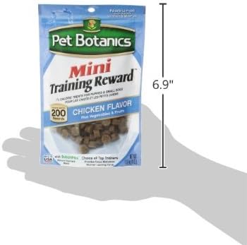 Pet Botanics Mini Training Rewards for Dogs 3 Flavor Variety Bundle: (1) Bacon, (1) Chicken and (1) Beef, 4 Oz Ea (200 Count per Bag, 3 Bags Total)