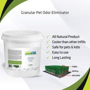Pet Deodorizer Granular Infill for Artificial Grass Turf, All Natural Dog Urine Neutralizer, Outdoor Use, 5 Gallon Pail