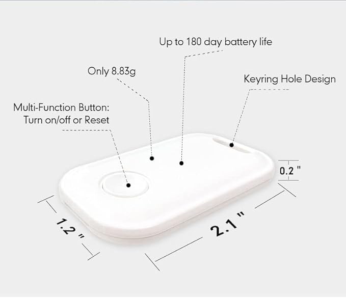 EtripTag Tracker Global Positioning Device GPS Finder Works with Find My app and Authorized MFI with Genuine Italian Leather Collar Large 23.5in Long for Dogs