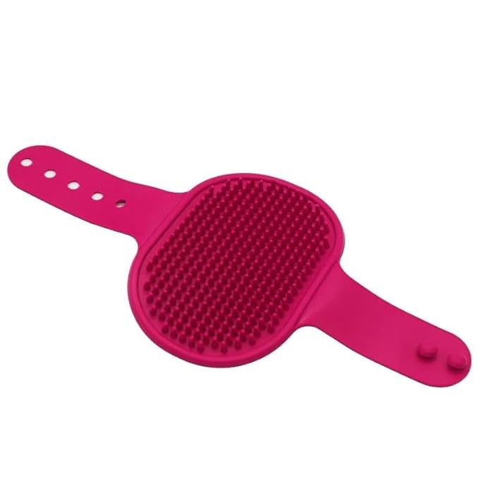 1 Dog Grooming Brush & 1 Dog Bath Shampoo Brush Set - Colors Chosen at Random