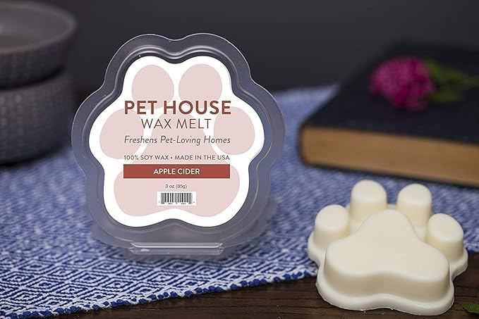 One Fur All Pet House Wax Melts - Lavender Green Tea & Fresh Citrus Pack of 2 - Odor Eliminating, Long-Lasting Scented Wax Melts - Pet-Friendly, Natural