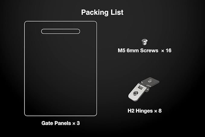 GuineaLoft™ Acrylic Folding Pet Gate and Divider – Large, Clear, Free-Standing, Foldable, Extendable, Lockable, Sturdy Enclosure for Dogs, Rabbits, Ferrets, Chinchillas - Visit The Store to See More