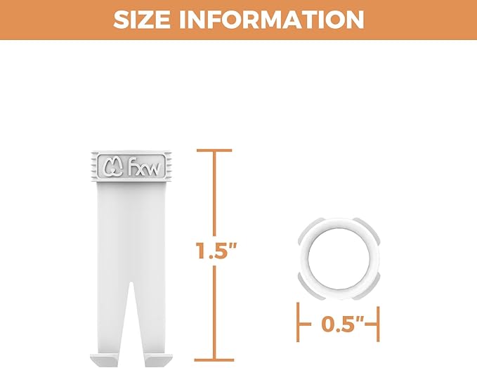 FXW 32 Pieces Muffler Tubes, Compatible with FXW Rollick/Instant Dog Playpen (Replacement for HomePlus/Dog Gate), White│ Patented
