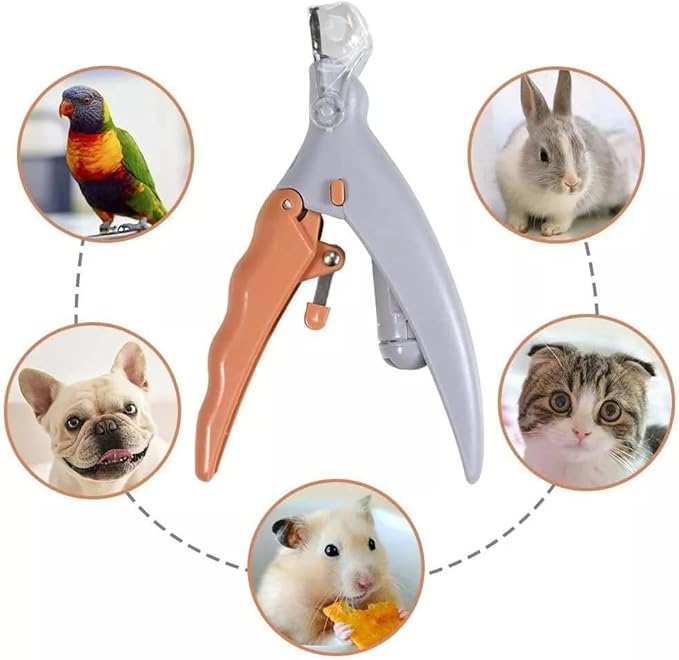 Illuminated Pet Nail Claw Clipper with 5X Magnificatio Scissor Safe with LED Pet Grooming Nail Care Tool Great for Dogs Cats