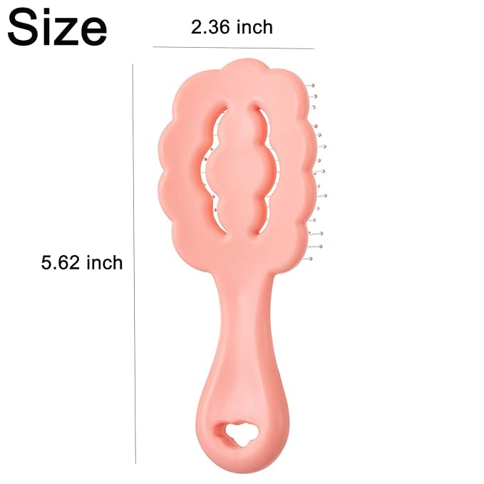 Cloud Shape Small Dog Grooming Brush - Perfect for Shih Tzus, Yorkies, and Maltipoos - Ideal Puppy Hair Brushes for Maltese and Small Breeds (Pink)