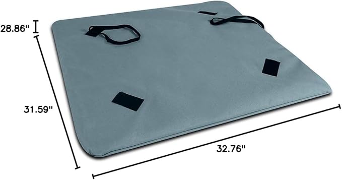 Floppy Dawg Just Chillin’ Portable Dog House. Elevated Pet Shelter for Indoor and Outdoor Use. Made of Water Resistant Breathable Oxford Fabric. Easy to Assemble and Lightweight. 33"L x 29"W x 32"H