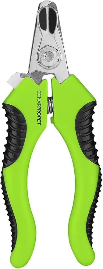CONAIRPROPET Nail Clipper for Dogs with Stainless Steel Blades, Ideal for Small Dog Breeds,Yellow