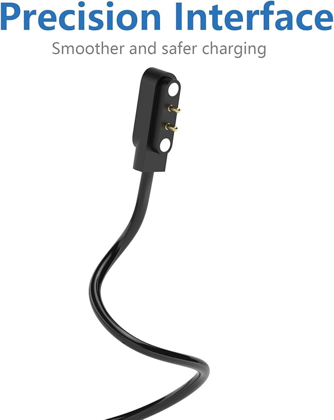 Shock Collar Charger for FAFAFROG DINJOO Dog Bark Collar, Dog Bark Collar Charger Replacement for FAFAFROG Training Collar Magnetic Power Cord