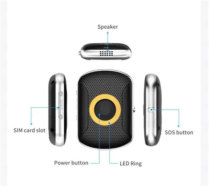Bundle Pack FA29 PET Tracker- Waterproof, SIM Card Included with LED Collar and 1 Month Free Trial,Everything Included (Medium, Orange)