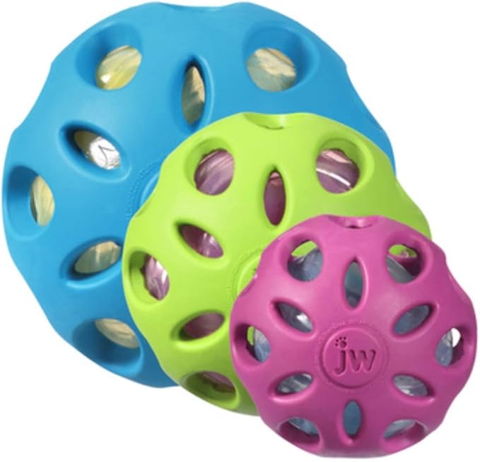 JW Pet Crackle Heads Crackle Ball, Small
