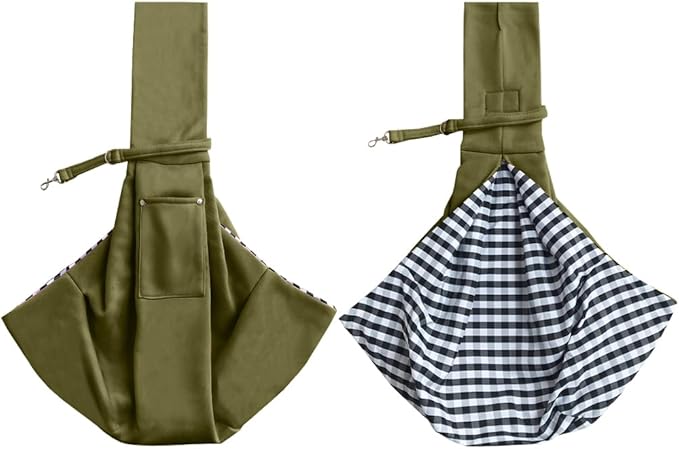 FEimaX Dog Sling Carrier, Pet Papoose Slings Bag for Small Dogs Cats, Puppy Hands Free Satchel Tote Pouch Carriers Doggie Crossbody Shoulder Carry Bags for Outdoor Travel