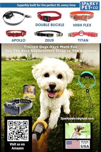Replacement Strap for Dogtra Collars - 3/4" Wide Ultra-Durable Dog E-Collar Replacement for Training, Bark, Shock, Electric, and GPS Collars - 28" Adjustable Length Solid Oragne