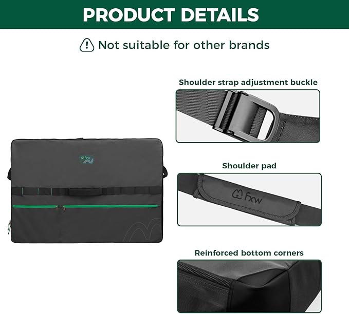 FXW Specialized Dog Playpen Storage Bag (Not Suitable for Other Brands), Designed for RV Trips, Fits 40" H 8 Panels and 9 Stakes│Patented
