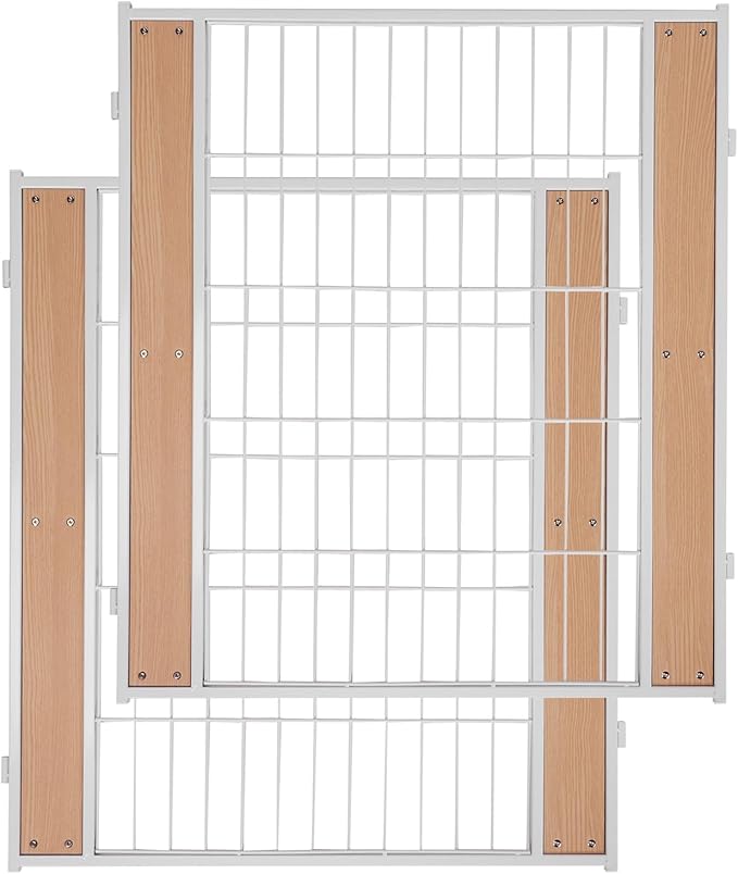 Heavy Duty Dog Playpen 32 Inch Height - Indoor Outdoor Pet Fence Enclosure for Medium and Small Dogs - Foldable Puppy Exercise Pen for Indoor and RV Camping or Yard