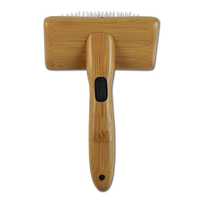 Slicker Brush with Stainless Steel Pins for Pets, Medium
