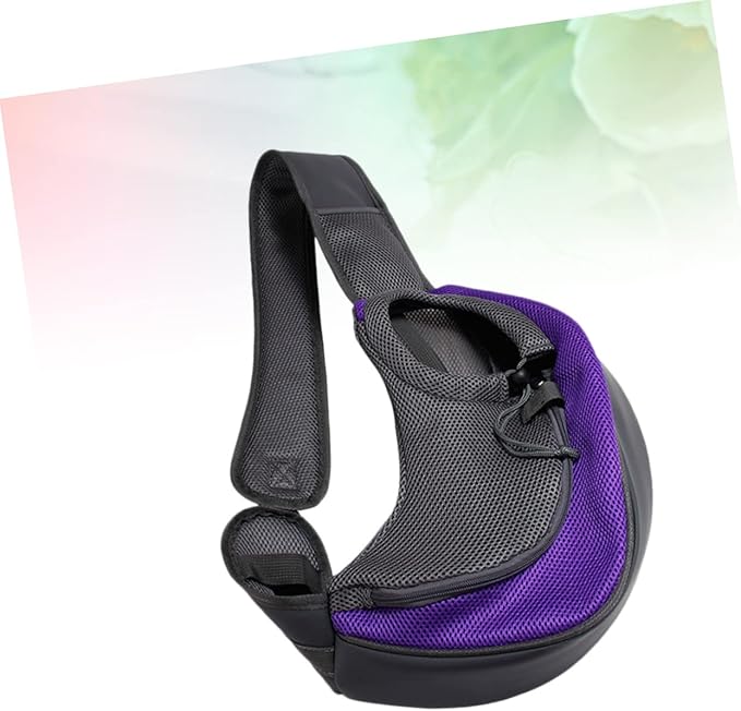Mipcase Pet Carrier Shoulder Bag Shoulder Bag Pet Supplies Cross-Body Bag Pet Carriers Pet Carrying Bag Pet Bag Purple The Back Purse Pet