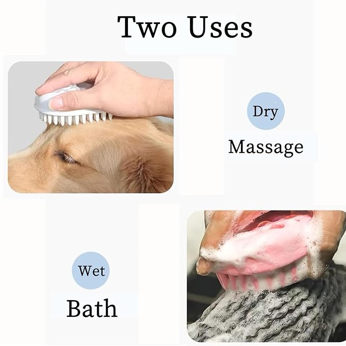 Small Dog Brush- Grooming Tool for Teddy, Yorkies, Maltese, Shih Tzu, Chihuahua - Puppy Hair Brush (Electroplating Purple)
