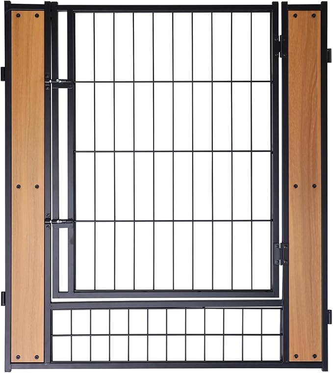 Heavy Duty Dog Playpen - 32 Inch Height - Indoor/Outdoor Pet Fence - Foldable Exercise Pen for Medium & Small Dogs