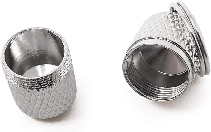 Honbay 6PCS Metal Personalized Dog Cat Tags Barrel Tube with Name Address Cell Phone Number Tags to Prevent The Loss