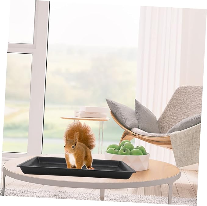 Rabbit Cage Manure Tray Pet Dog Cage Pet Poop Cleaning Tray Plastic for Crates Kennels Dogs Cat Rabbit Ferret Critter