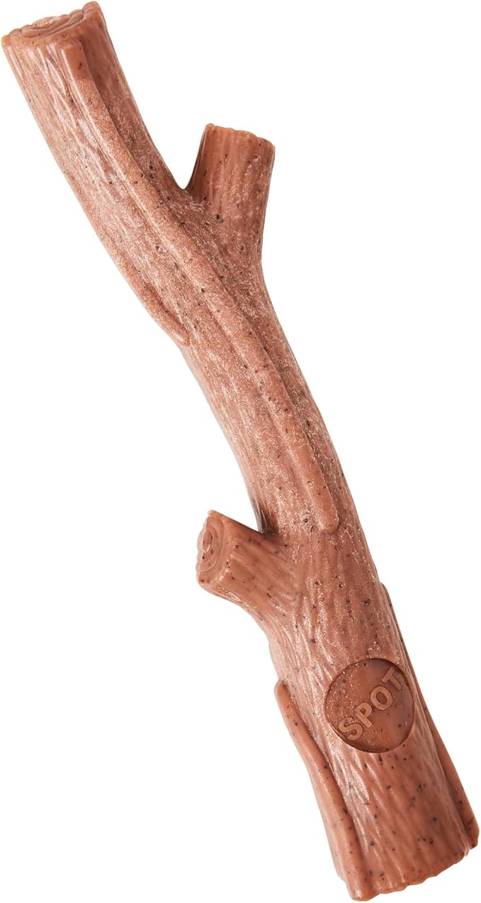 SPOT Bambones Bamboo Plus Bamboo Stick 2 Pack Bundle – Easy Grip Durable Dog Chew Toy for Aggressive Chewers & Puppies –A Non Splintering Alternative to Real Wood - Large