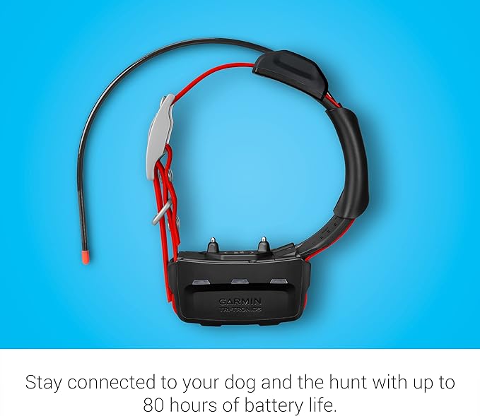 Garmin TT™ 15X Dog Device, Tracking and Training Dog Device with Collar, 18 Levels of Stimulation, Rugged and Water-Resistant, High-Sensitivity GPS, Red