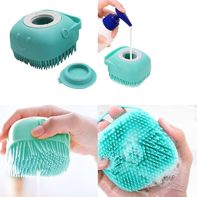10PCS Cat&Dog Grooming Brush Kit,Self-Cleaning Grooming Brush Removes Loose Hair,Pet bath brush,Bath Massage Glove Brush, Nail Clipper, Flea Comb