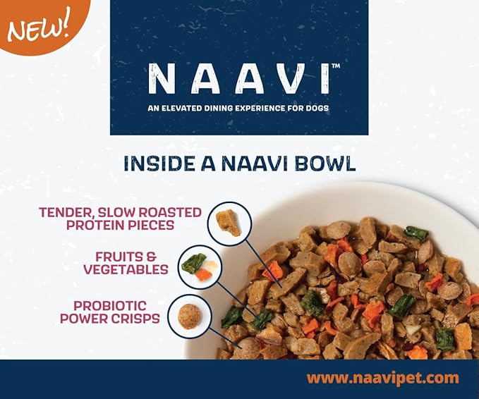 Slow Roasted Beef Bowl with Ancient Grains, Vegetables & Fruits, Premium Dog Food Topper for Adult Dogs - 6oz (2pack)
