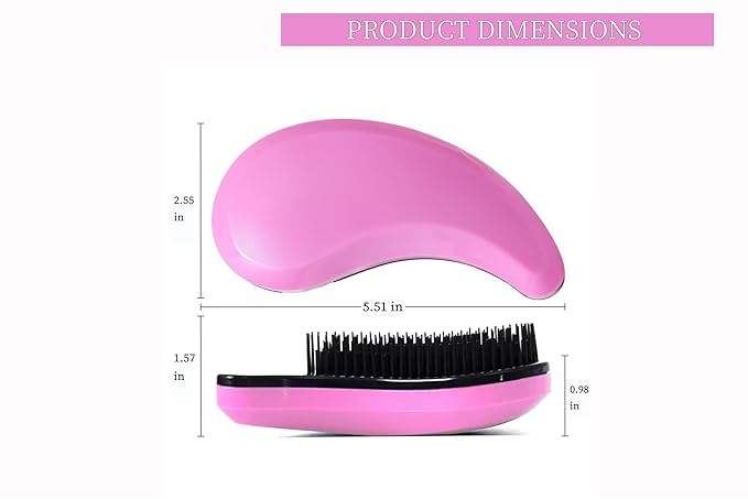 Puppy Brush for Small Dogs - Soft Dog Brush - Perfect Yorkie, Shih Tzu, Maltipoo & Maltese Grooming - Gentle Dog Hair Remover Brush for Easy Pet Hair Removal & Grooming at Home (Pink)