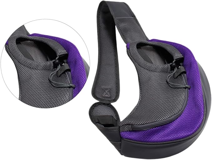 Mipcase Pet Carrier Shoulder Bag Shoulder Bag Pet Supplies Cross-Body Bag Pet Carriers Pet Carrying Bag Pet Bag Purple The Back Purse Pet