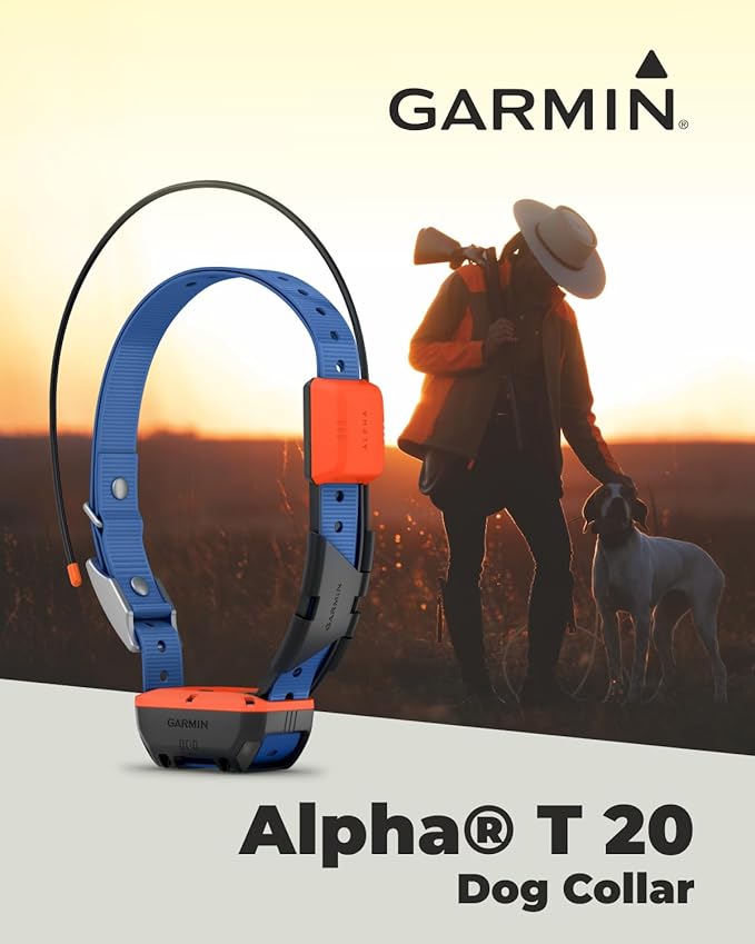 Wearable4U Garmin Alpha T 20 GPS Dog Tracking Collar with E-Bank Bundle