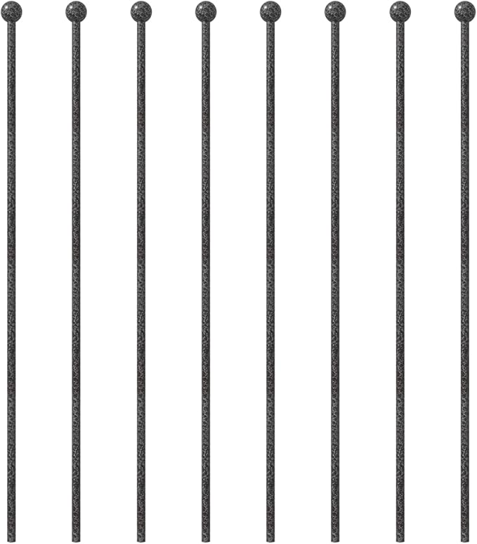 Dog Playpen Stakes - Dog Pens Accessories, for Indoor Outdoor RV Puppy Large Medium Puppy Dog Playpen (49 inch, Silver Black)