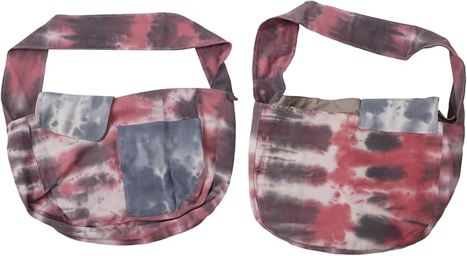Dog and Cat Sling Carrier Little Pet Carrier Shoulder Crossbody Pet Slings for Outdoor Traveling Subway (Large)