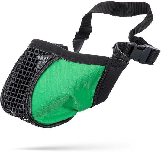Proguard Softie Dog Muzzle,Green, Large