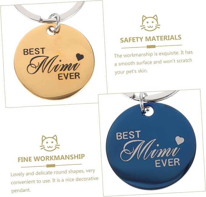 BESPORTBLE 4pcs Pet Id Pet Dog Tag Cat Tags Dog Tags Engraved for Pets Dog Collar Name Plate Blank Engraved Tag Custom Dog Tags for Pets Paw Print Id Tags Claw Nameplate Stainless Steel Metal