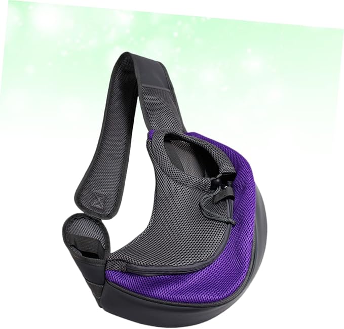 Mipcase Pet Carrier Shoulder Bag Shoulder Bag Pet Supplies Cross-Body Bag Pet Carriers Pet Carrying Bag Pet Bag Purple The Back Purse Pet