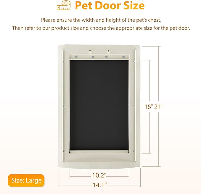 MESTYL Dog Door for Wall and Dog Play Pen Indoors, Heavy Duty Metal Puppy Playpen, Portable Dog Exercise Pen Temporary Pet Fence with Gate, 40" Height 8 Panels