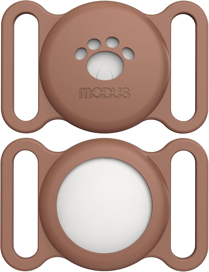 GPS Tracker Dog Collar Holder, Mini GPS Cat Dog Tracker Case, Real-Time Location Pet Tracking Smart Tracker (iOS Only), No Monthly Fee Cat Collar Holder(Locator Included)