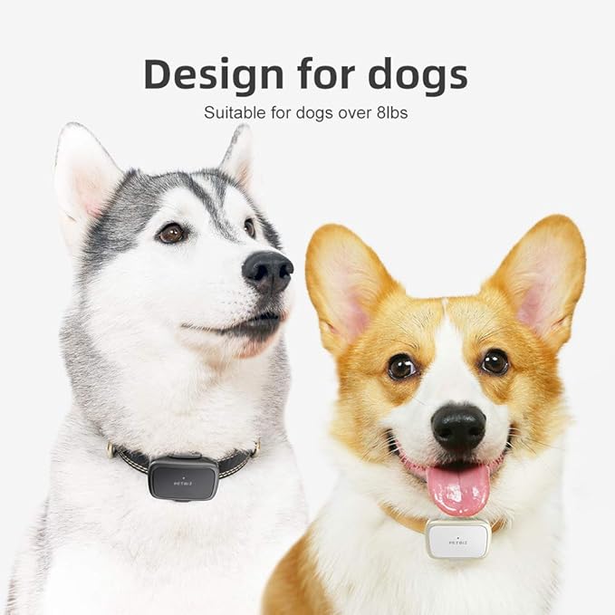 G1-US GPS Pet Tracker, 30 Days Ultra Long-Lasting Battery Lightweight Waterproof pet Finder (White) (White)