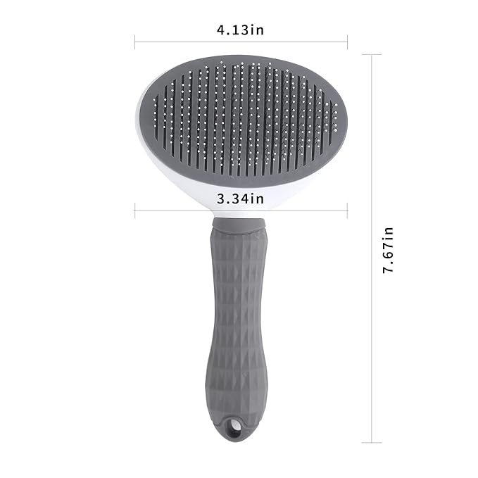 Gray Deshedding Brush, Grey