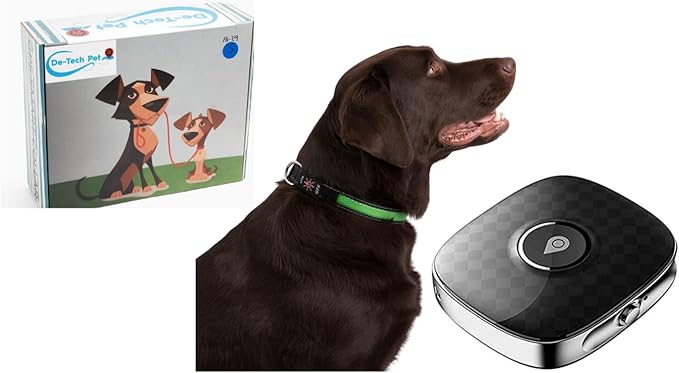 Bundle Pack Q68 PET Tracker- Waterproof,Unlimited Range,LED Collar,SIM Card with Free 1 Month Trial Everything Included (Medium, RED)