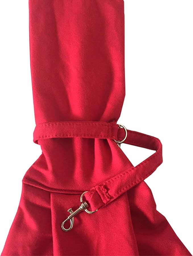 Surblue Pet Sling Carrier Bag with Hands-Free Reversible Belts, Safe Comfortable Adjustable Crossbody Shoulder Outdoor Travel Pet Tote Suitable for Small Dog Cat Puppy up to 12 lb (New Red)