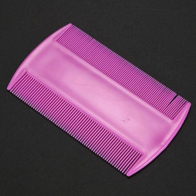 8 Pcs Random Color Lice Combs, Double Sided Pet Combs, Cat Dog Pet Grooming Fine Tooth Hair Combs Dog Combs