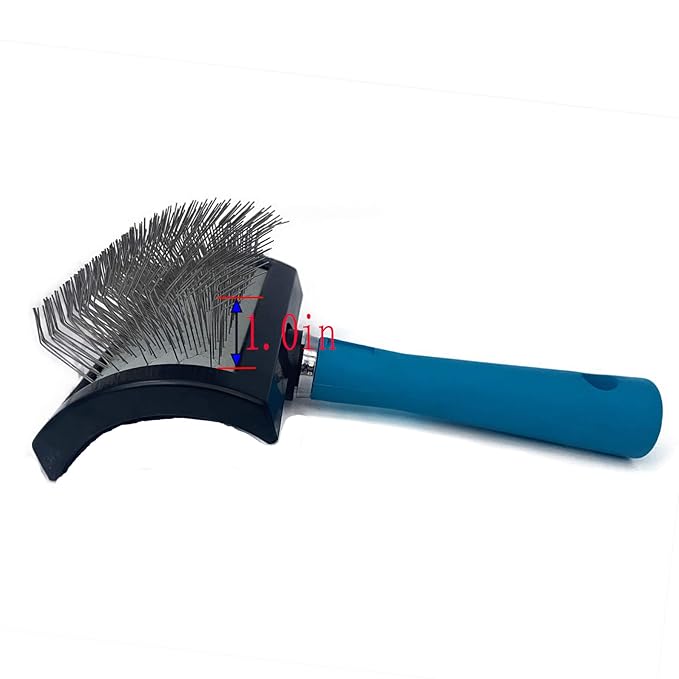 Extra Long Pin Slicker Brush for Dogs - Great for Grooming Doodle, Poodle, Husky, Goldendoodle,Alaska, Bernedoodle, Labradoodle - Best for Medium to Long Haired Dogs